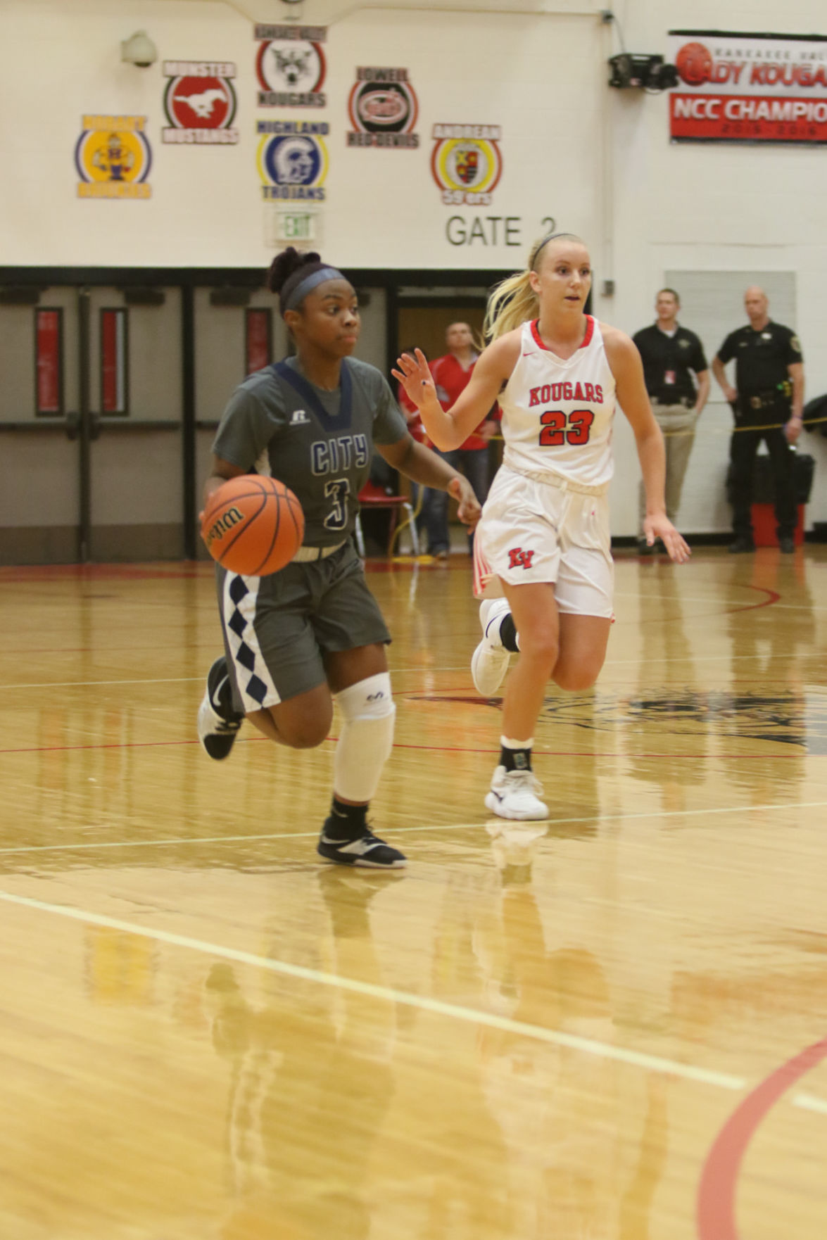 Gallery: Girls basketball sectional - Kankakee Valley vs Michigan City